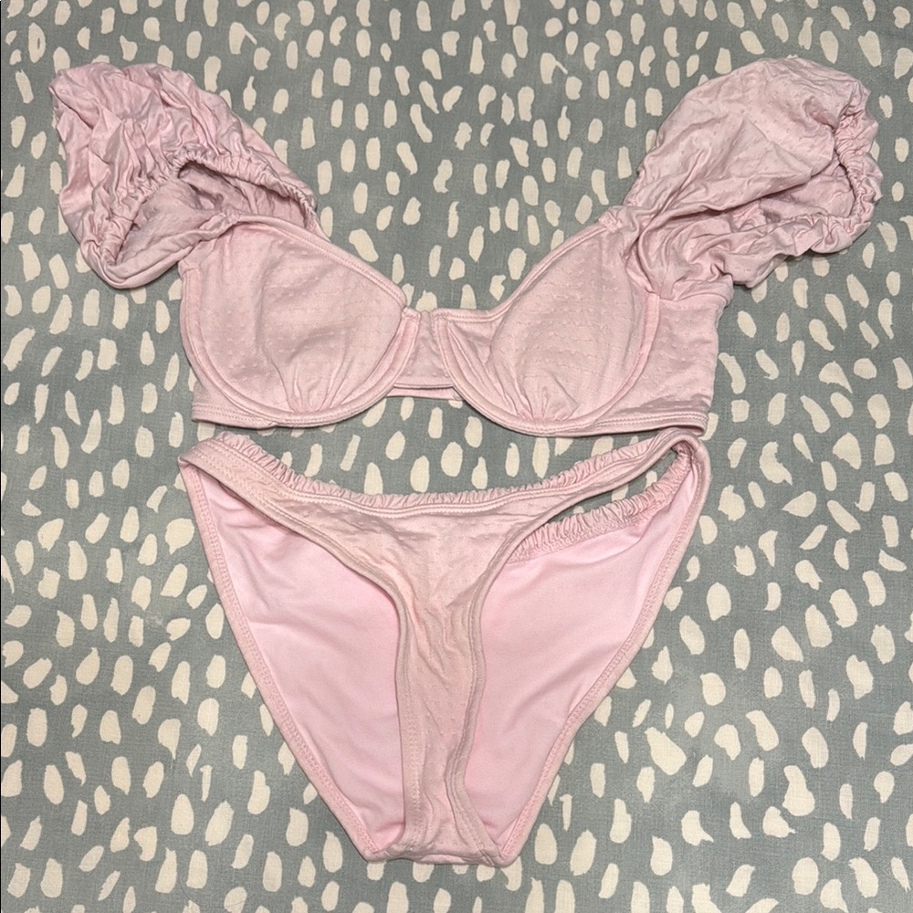 Pink Women's Bikini Set